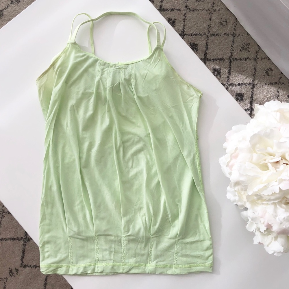 lululemon || flow & go tank || faded zap || sz 6
